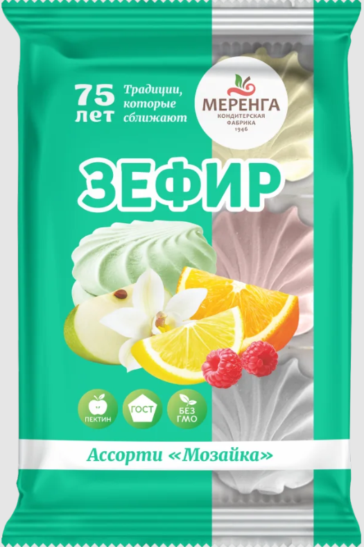  Меренга Зефир Мозайка, 270г  в Ивантеевке