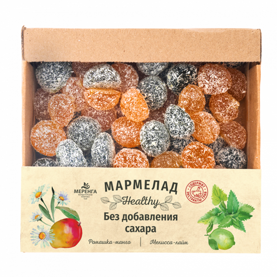  Меренга Мармелад в кокосовой обсыпке Ромашка+Мелисса , 800г     в Ивантеевке