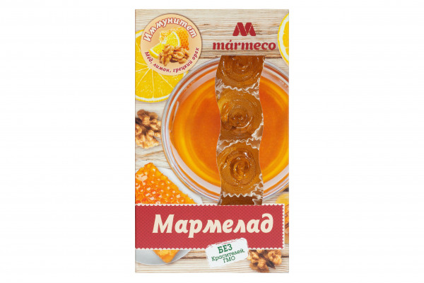 №2 Мармелад "Иммунитет"  Мёд, лимон, грецкий орех, 180г  в Ивантеевке